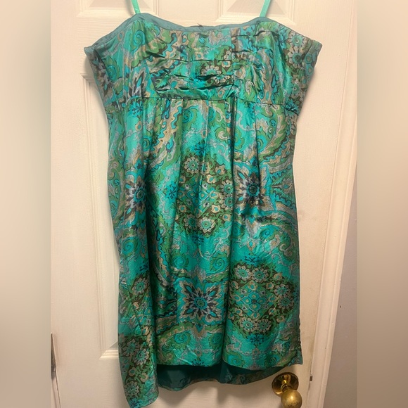 J Crew - Women’s Silk Paisley Dress - Size 10 - Picture 2 of 9